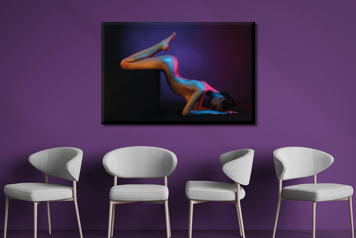 Acrylic Glass Frame Modern Wall Art, Elegant Woman - Sensual Series - Interior Design - Acrylic Wall Art - Picture Photo Printing Artwork - Multiple Size Options - egraphicstore