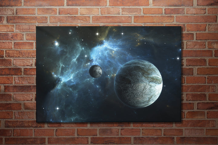 Acrylic Glass Frame Modern Wall Art, Extrasolar Planet - Galaxy Series - Interior Design - Acrylic Wall Art - Picture Photo Printing Artwork - Multiple Size Options - egraphicstore