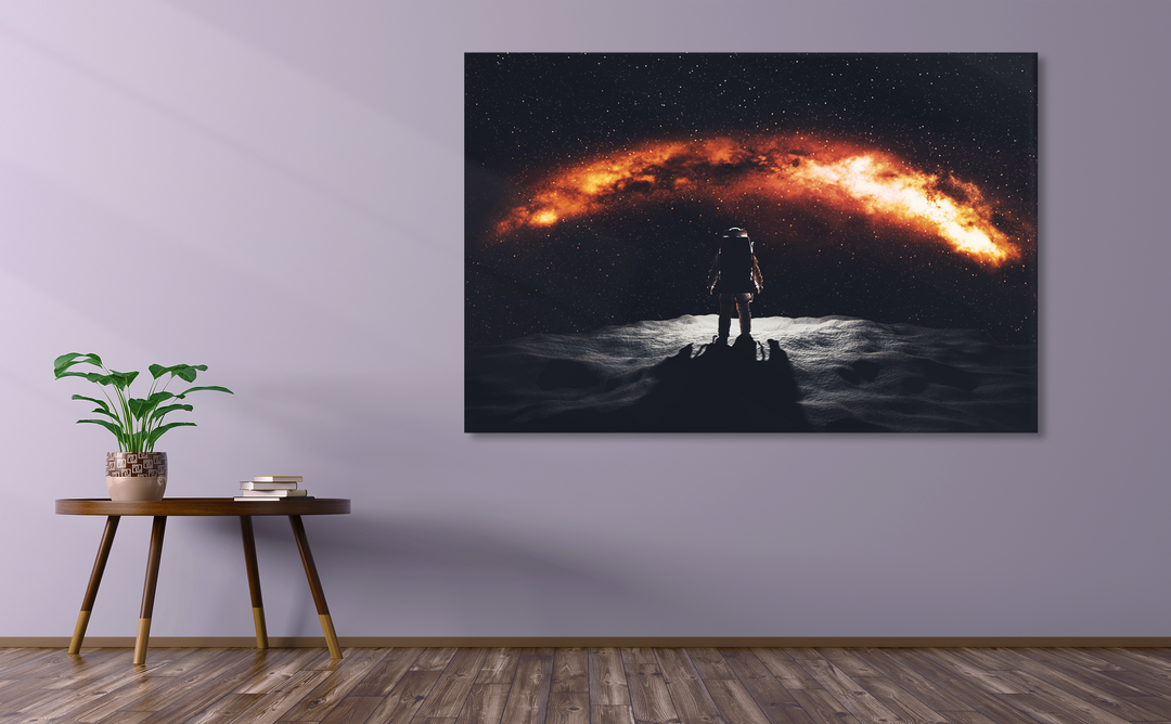 Acrylic Glass Frame Modern Wall Art, Spacewalks - Galaxy Series - Interior Design - Acrylic Wall Art - Picture Photo Printing Artwork - Multiple Size Options - egraphicstore