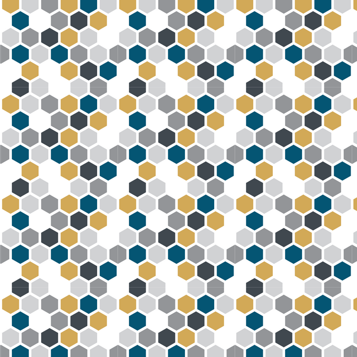 Hexagon Geometric Colors Wallpaper