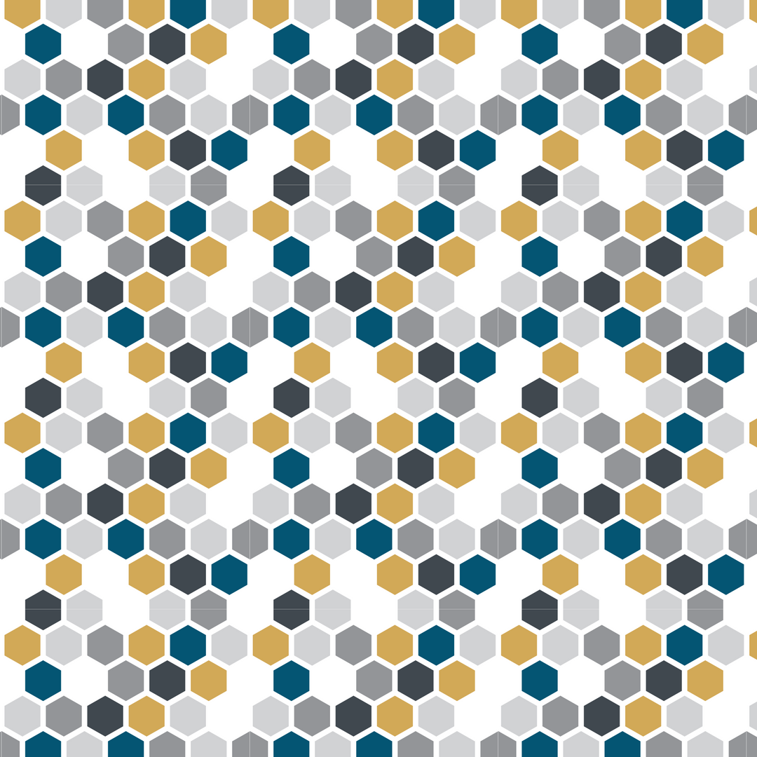 hexagon pattern wallpaper yellow