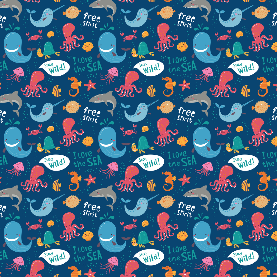 Love The Sea Animals Wallpaper