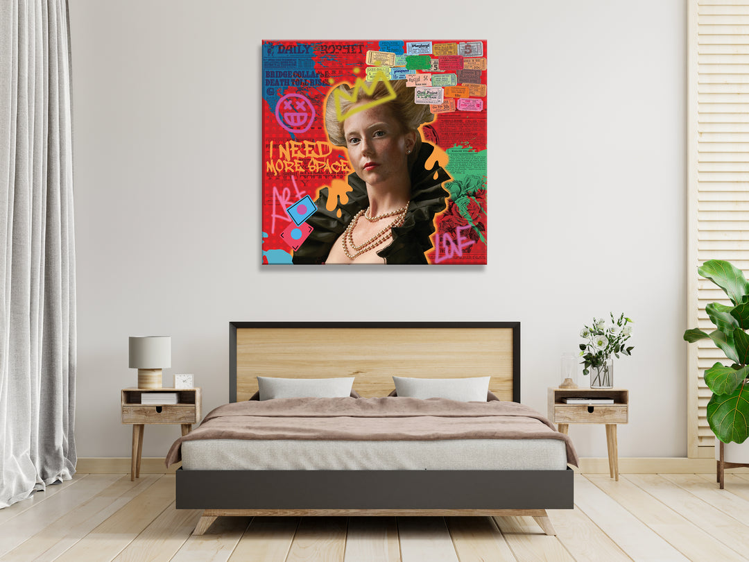 Acrylic Modern Wall Art Dame - Pop Art Series - Acrylic Wall Art - Picture Photo Printing Artwork - Multiple Size Options - egraphicstore