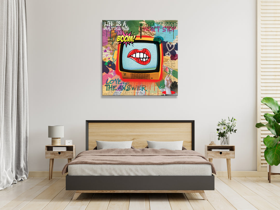 Acrylic Modern Wall Art TV - Pop Art Series - Acrylic Wall Art - Picture Photo Printing Artwork - Multiple Size Options - egraphicstore