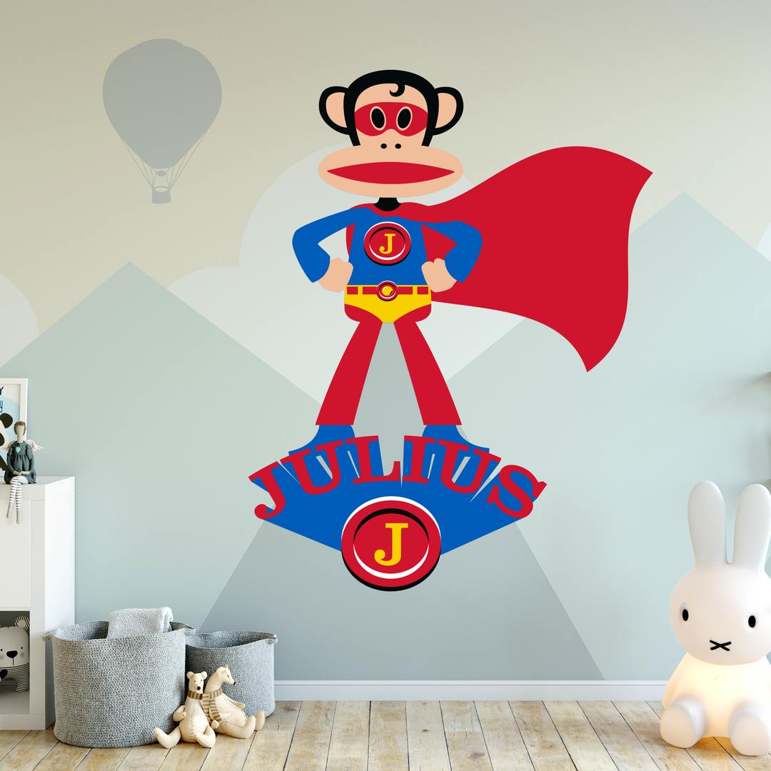 Paul Frank Peel and Stick Wall Decal - EGD X Paul Frank Series - Prime Collection - Baby Girl or Boy - Nursery Wall Decal for Baby Room Decorations - Mural Wall Decal Sticker (EGDPF006) - egraphicstore