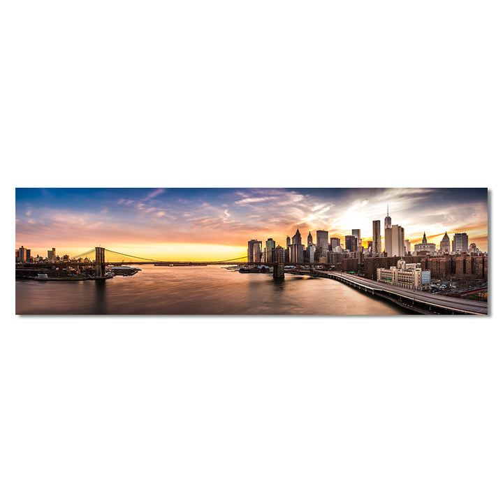 Acrylic Modern Wall Art Brooklyn Bridge - Iconic World Cities Series - Modern Interior Design - Acrylic Wall Art - Picture Photo Printing Artwork - Multiple Size Options - egraphicstore