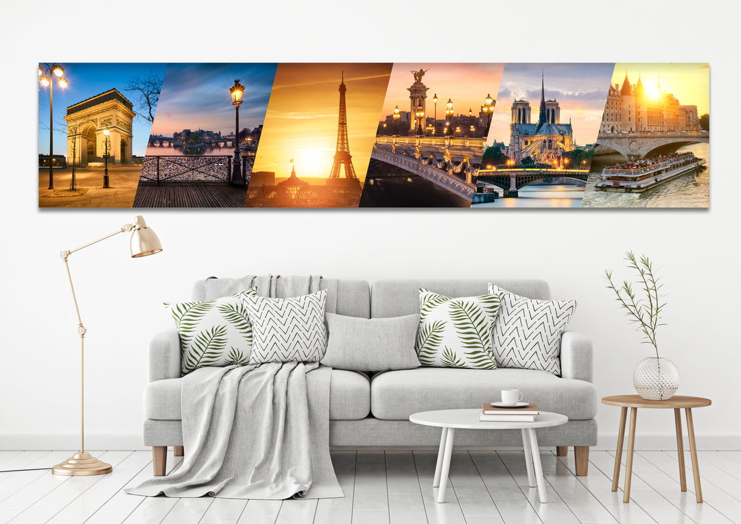 Acrylic Modern Wall Art Paris, France - Iconic World Cities Series - Modern Interior Design - Acrylic Wall Art - Picture Photo Printing Artwork - Multiple Size Options - egraphicstore