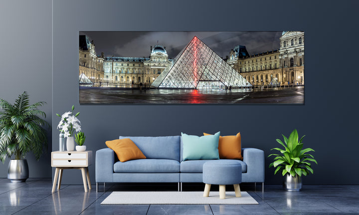 Acrylic Modern Wall Art Louvre, Paris - Iconic World Cities Series - Modern Interior Design - Acrylic Wall Art - Picture Photo Printing Artwork - Multiple Size Options - egraphicstore
