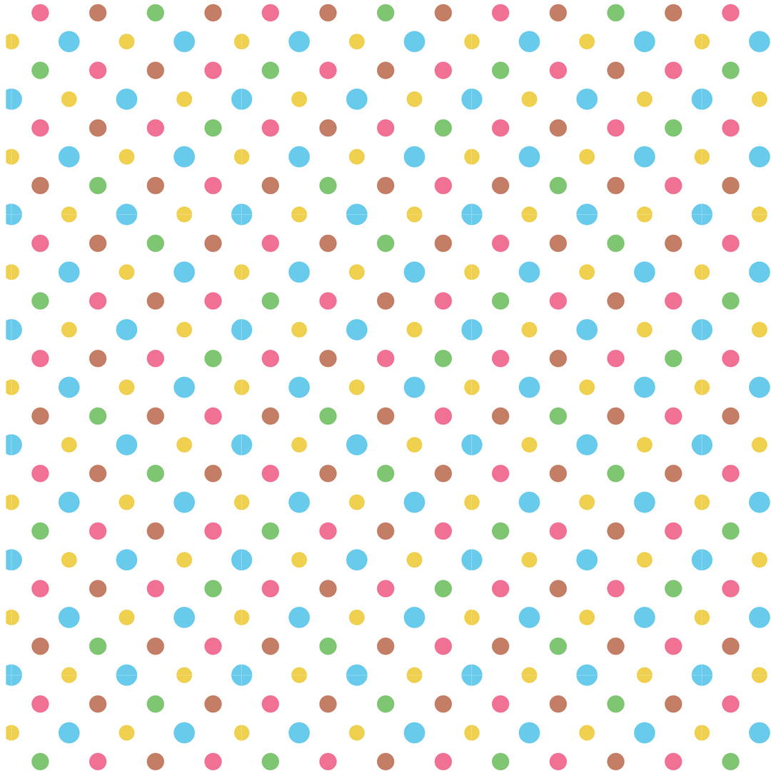 Patterns of Color Dots Theme Wallpaper (R390)