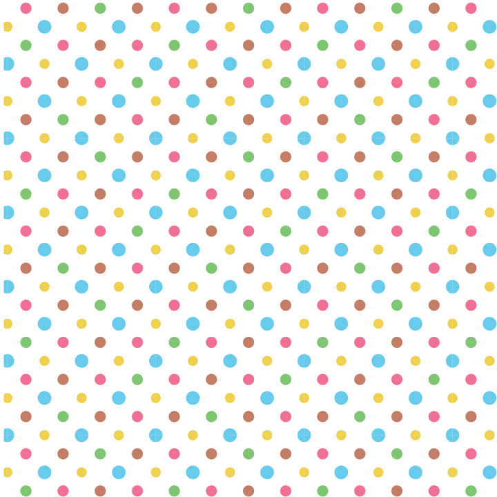 Patterns of Color Dots Theme Wallpaper (R390)