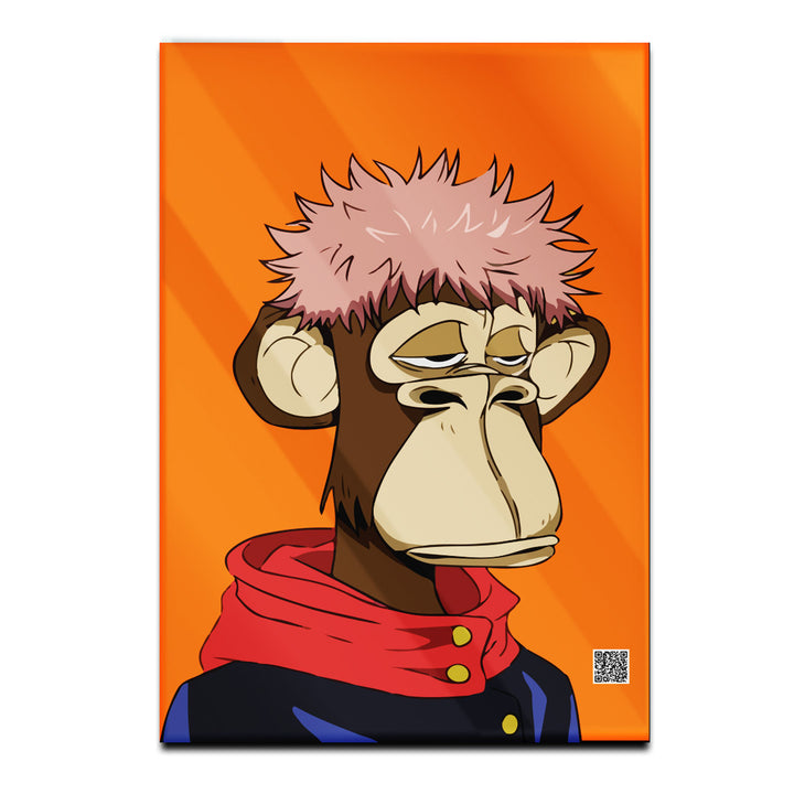 Acrylic Modern Wall Bored Monkey - Chimpanzee Series - Interior Design - Acrylic Wall Art - Picture Photo Printing Artwork - Multiple Size Options - egraphicstore