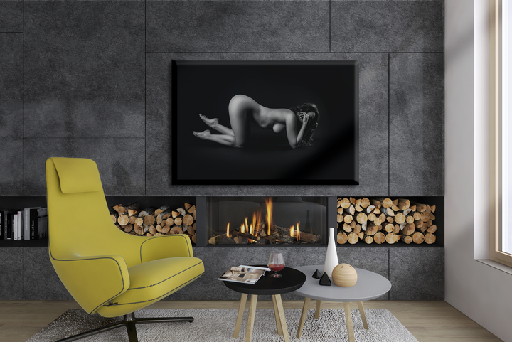 Acrylic Glass Frame Modern Wall Art, Art Nude - Sensual Series - Interior Design - Acrylic Wall Art - Picture Photo Printing Artwork - Multiple Size Options - egraphicstore