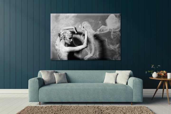 Acrylic Glass Frame Modern Wall Art, Abstract Smoke - Sensual Series - Interior Design - Acrylic Wall Art - Picture Photo Printing Artwork - Multiple Size Options - egraphicstore
