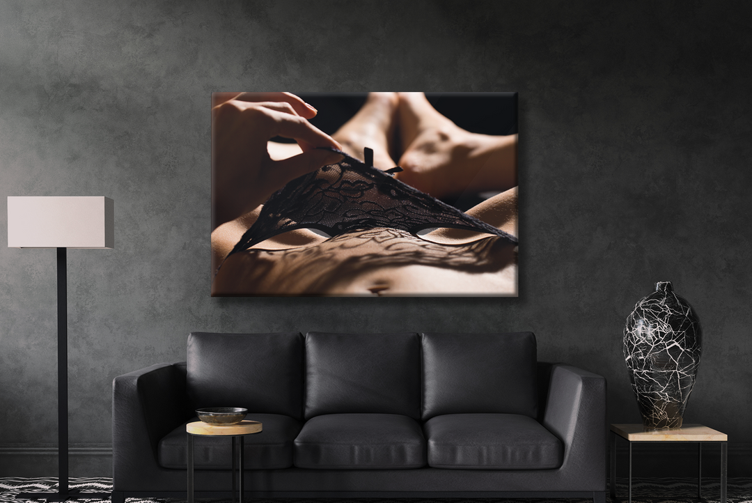 Acrylic Glass Frame Modern Wall Art, Sexy Nude - Sensual Series - Interior Design - Acrylic Wall Art - Picture Photo Printing Artwork - Multiple Size Options - egraphicstore