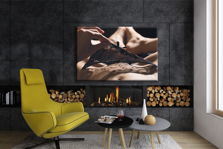 Acrylic Glass Frame Modern Wall Art, Sexy Nude - Sensual Series - Interior Design - Acrylic Wall Art - Picture Photo Printing Artwork - Multiple Size Options - egraphicstore