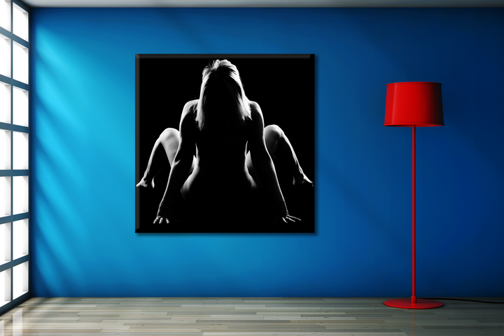 Acrylic Glass Frame Modern Wall Art, Erotic Woman - Sensual Series - Interior Design - Acrylic Wall Art - Picture Photo Printing Artwork - Multiple Size Options - egraphicstore