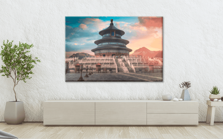 Acrylic Glass Modern Wall Art, Temple Of Heaven - Religion Series - Interior Design - Acrylic Wall Art - Picture Photo Printing Artwork - Multiple Size Options - egraphicstore