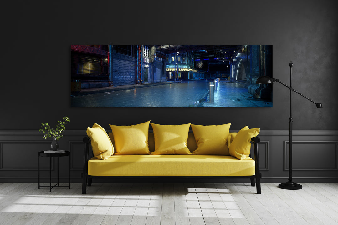 Acrylic Modern Wall Art Urban Futurist City in the Night - Iconic World Cities Series - Modern Interior Design - Acrylic Wall Art - Picture Photo Printing Artwork - Multiple Size Options - egraphicstore