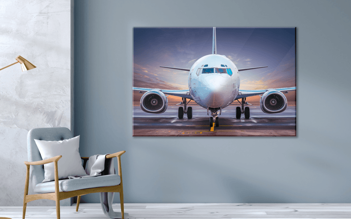 Acrylic Glass Frame Modern Wall Art, Modern Aircraft - Airplane Series - Interior Design - Acrylic Wall Art - Picture Photo Printing Artwork - Multiple Size Options - egraphicstore