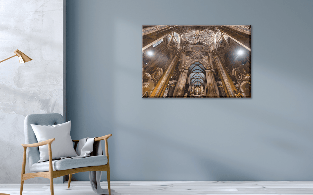 Acrylic Glass Modern Wall Art, Latin Cathedral - Religion Series - Interior Design - Acrylic Wall Art - Picture Photo Printing Artwork - Multiple Size Options - egraphicstore
