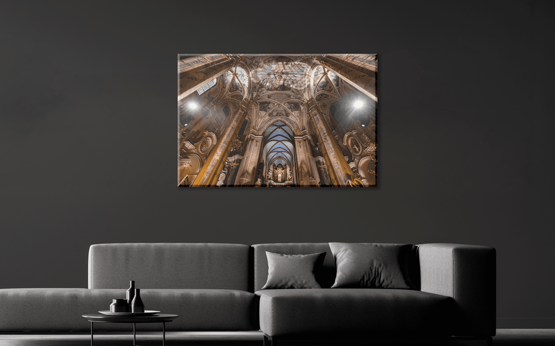 Acrylic Glass Modern Wall Art, Latin Cathedral - Religion Series - Interior Design - Acrylic Wall Art - Picture Photo Printing Artwork - Multiple Size Options - egraphicstore