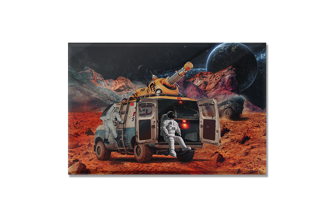 Acrylic Modern Wall Art Astronaut - Pop Art Series - Acrylic Wall Art - Picture Photo Printing Artwork - Multiple Size Options - egraphicstore