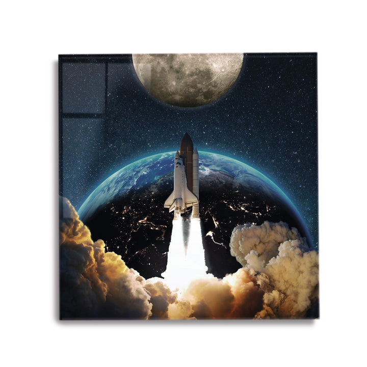 Acrylic Modern Wall Art Astronaut Series - Acrylic Wall Art - Picture Photo Printing Artwork - Multiple Size Options (ASTRO009) - egraphicstore