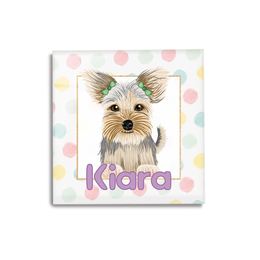 Custom Name of Your Pet: Yorkshire Terrier - Portait Pet Series - Multiple Size Options - egraphicstore