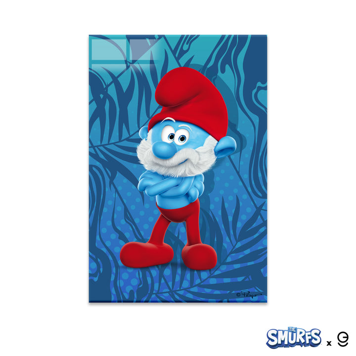 The Smurfs Acrylic Frame Modern Wall Art - EGD X The Smurfs Series - Prime Collection - Interior Design - Acrylic Wall Art - Picture Photo Printing Artwork - Multiple Size Options (EGDTS025) - egraphicstore