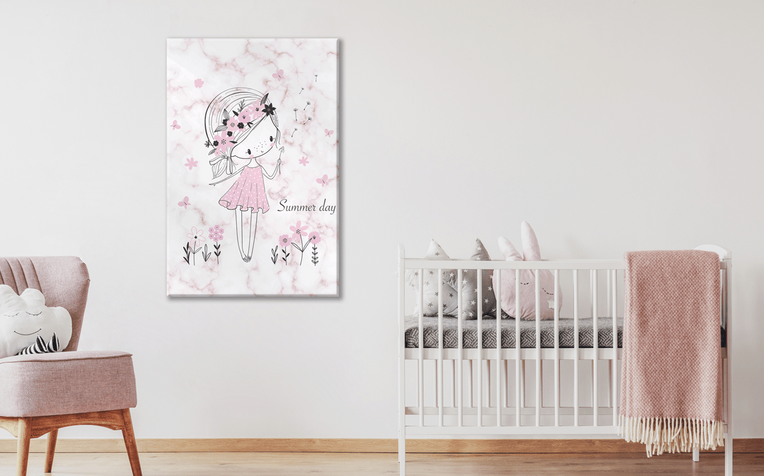 Acrylic Frame Modern Wall Art Doll Summer Day - Girly Series - Interior Design - Acrylic Wall Art - Photo Printing - Multiple Size Options - egraphicstore