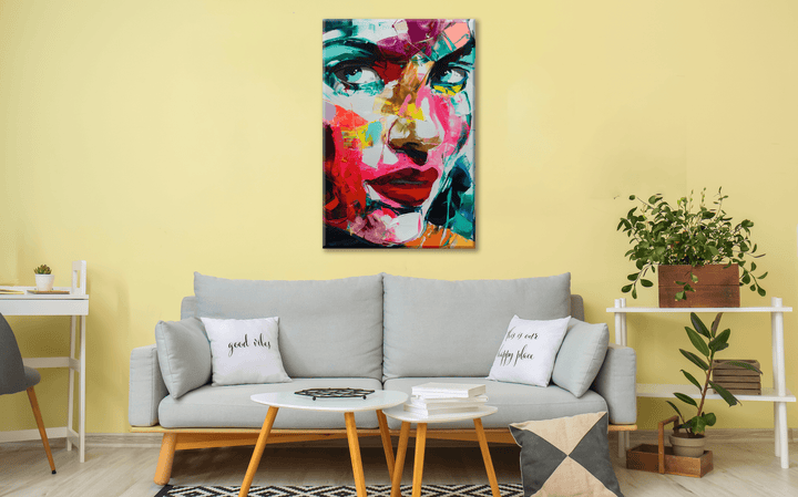 Acrylic Modern Wall Art Oleo Face - Oleo Portrait Series - Acrylic Wall Art - Picture Photo Printing Artwork - Multiple Size Options - egraphicstore