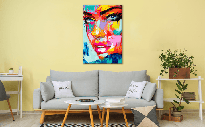 Acrylic Modern Wall Art Oleo Face - Oleo Portrait Series - Acrylic Wall Art - Picture Photo Printing Artwork - Multiple Size Options - egraphicstore