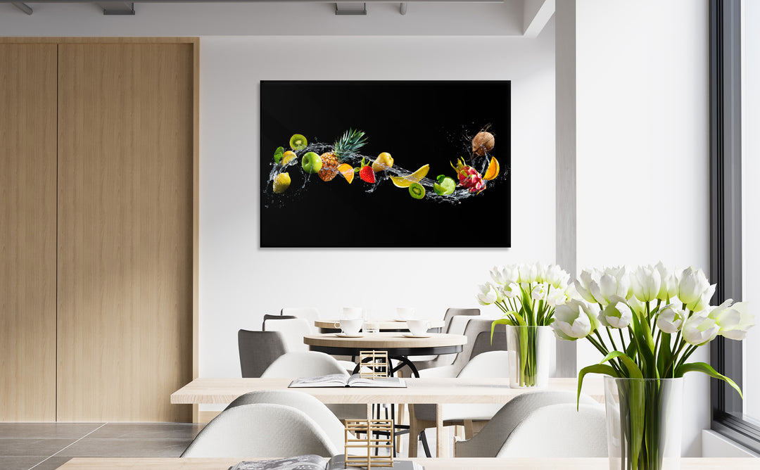 Acrylic Glass Modern Wall Art, Tropical Fruits - Fruits Series - Interior Design - Acrylic Wall Art - Picture Photo Printing Artwork - Multiple Size Options - egraphicstore