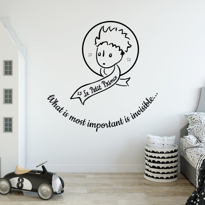 Little Prince Wall Decal - EGD X The Little Prince Series - Prime Collection - Baby Girl or Boy - Nursery Wall Decal for Baby Room Decorations - Mural Wall Decal Sticker (EGDLP019) - egraphicstore