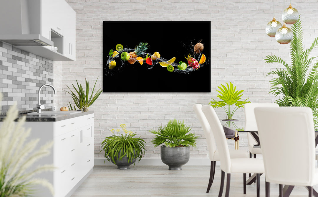 Acrylic Glass Modern Wall Art, Tropical Fruits - Fruits Series - Interior Design - Acrylic Wall Art - Picture Photo Printing Artwork - Multiple Size Options - egraphicstore