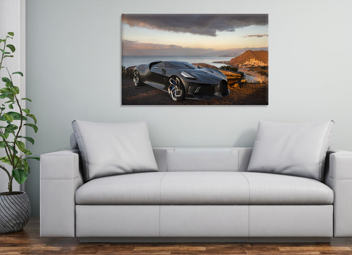 Acrylic Glass Frame Modern Wall Art Luxury Car  - Emblematic Cars Series - Interior Design - Acrylic Wall Art - Picture Photo Printing Artwork - Multiple Size Options - egraphicstore