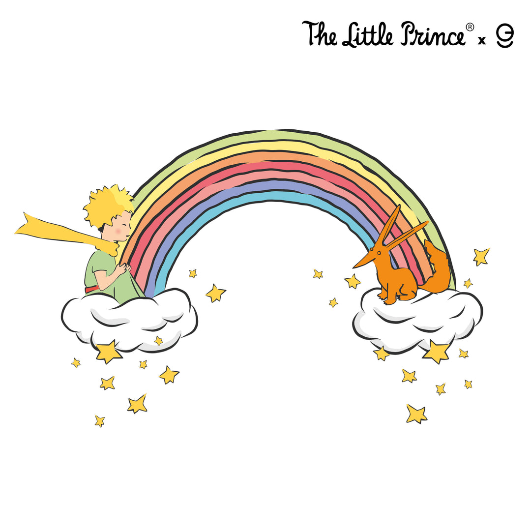 The Little Prince Wall Decal - EGD X The Little Prince Series - Prime Collection - Baby Girl or Boy - Nursery Wall Decal for Baby Room Decorations - Mural Wall Decal Sticker (EGDLP014) - egraphicstore