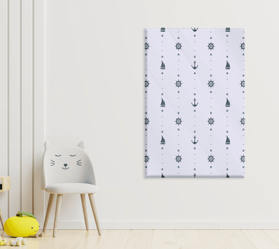 Acrylic Modern Wall Nautical - Children's Acrylic Series - Acrylic Wall Art - Picture Photo Printing Artwork - Acrylic Wall for Baby Room Decorations - Multiple Size Options - egraphicstore